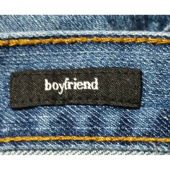 Ana Boyfriend Ankle Jeans Womens Size 8 Distressed Denim A New Approach - Picture 15 of 16